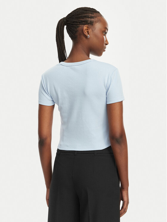 HUGO HUGO T-krekls Delanor 50512000 Gaiši zila Slim Fit