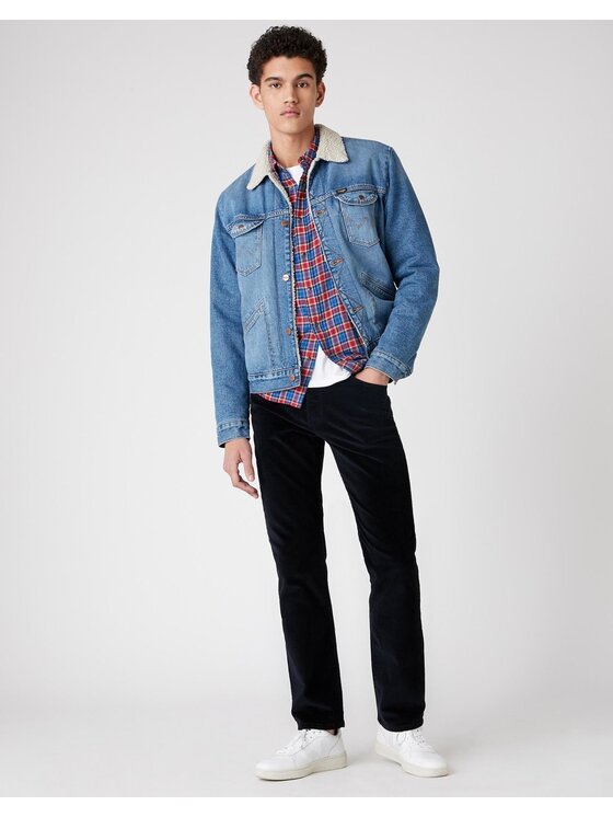 Wrangler Wrangler Camicia LS WESTERN SHIRT Blu Regular Fit