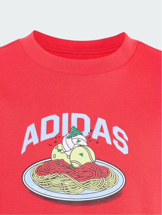adidas adidas T-Shirt 165390 Czerwony Regular Fit