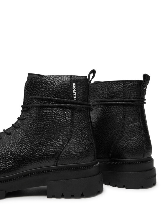Tommy Hilfiger Tommy Hilfiger Μπότες Th Chunky Tl Lace Up Boot FM0FM05270 Μαύρο