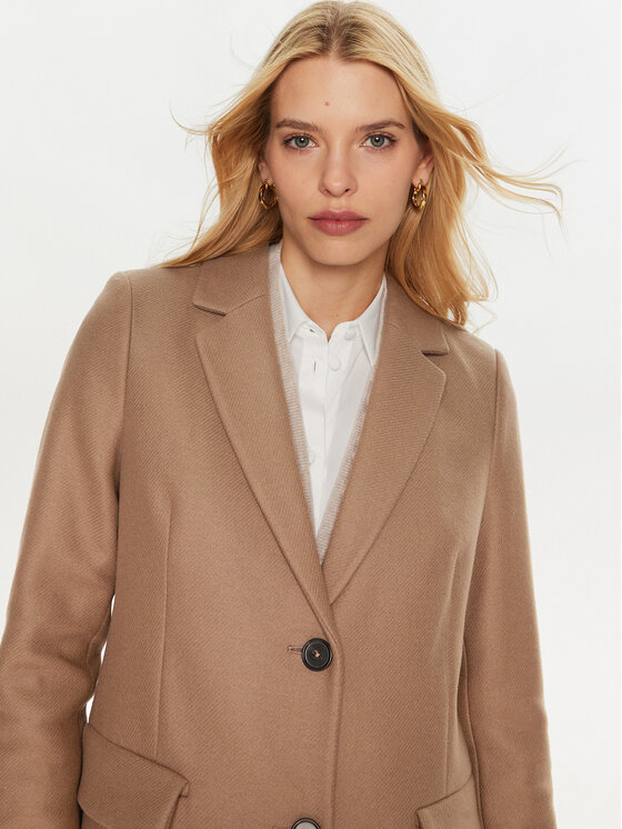 Tommy Hilfiger Tommy Hilfiger Вовняне пальто WW0WW42738 Коричневий Regular Fit