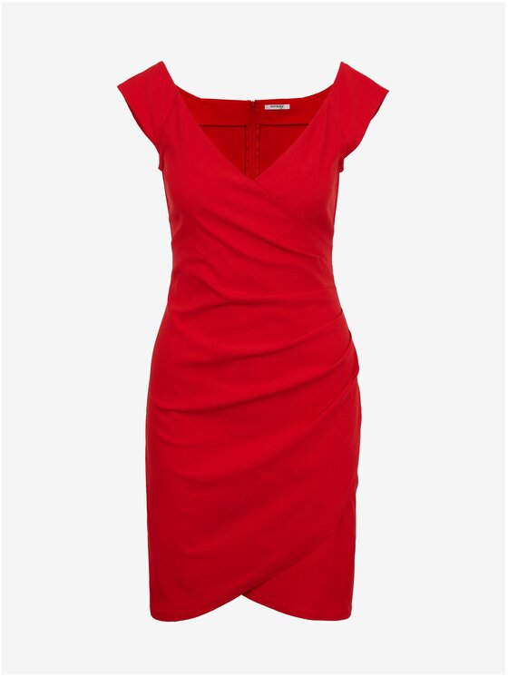 Orsay Orsay Sukienka 410246-330000__38 Czerwony Regular Fit