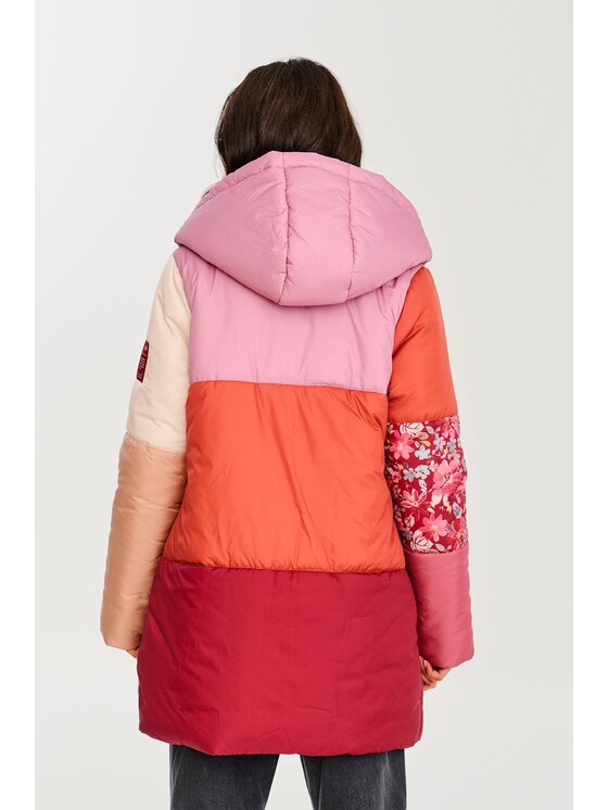 NAOKO NAOKO Zimní bunda Bergen Vanilla Sky Růžová Regular Fit