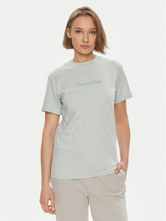 Calvin Klein T-shirt Hero Logo K20K205448 Zelena Regular Fit