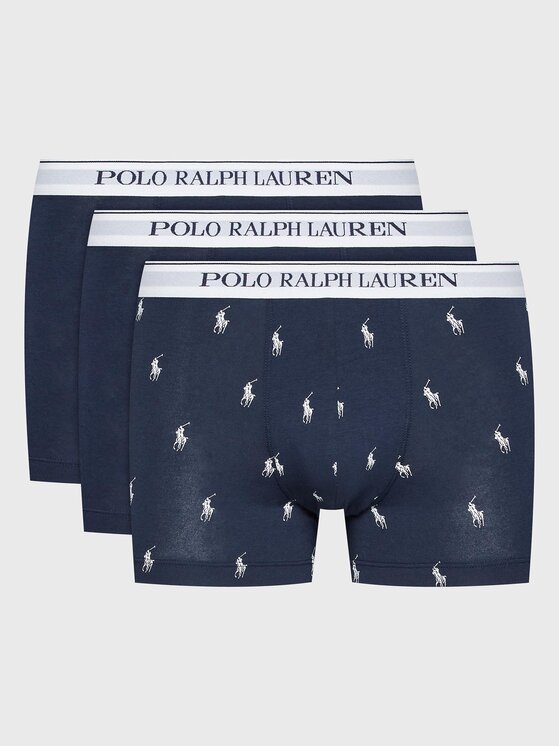 Polo Ralph Lauren Polo Ralph Lauren Komplektas: 3 poros trumpikių 714830299058 Tamsiai mėlyna