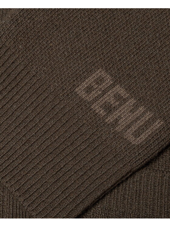BENU BENU Cardigan Sweter Marrone Straight Fit