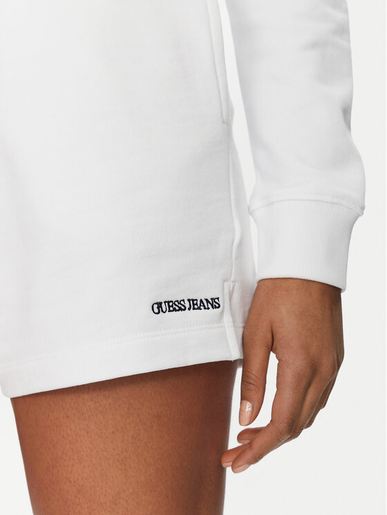 Guess Jeans Guess Jeans Спортивні шорти W5GD0O K68I4 Білий Relaxed Fit