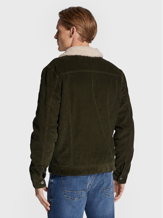 Blend Blend Kožuh Outwear 20714392 Zelena Regular Fit
