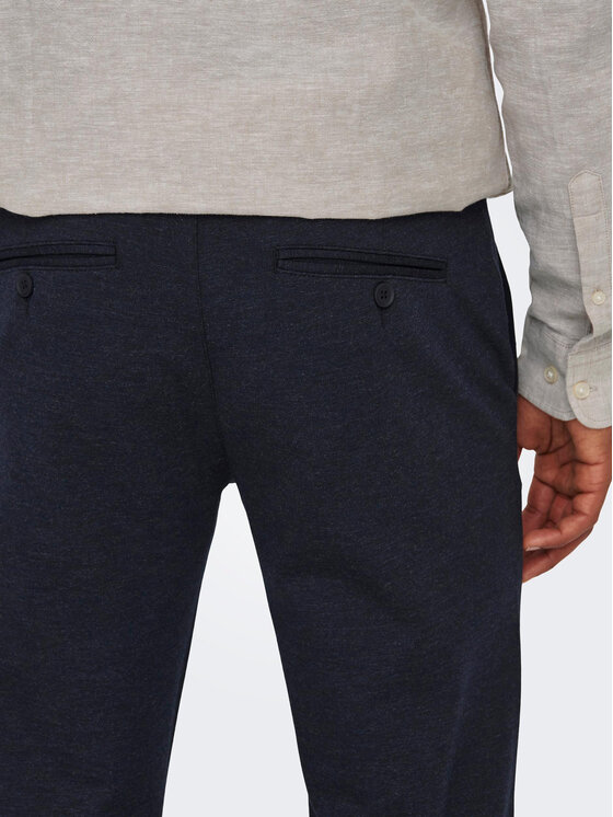 Only & Sons Only & Sons Chinos kelnes 22026326 Tamsiai mėlyna Slim Tapered Fit