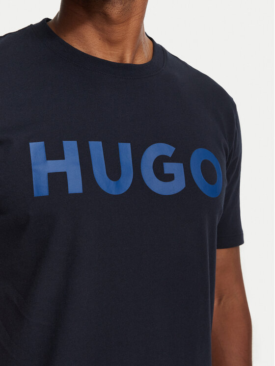 HUGO HUGO T-Shirt Dulivio 50467556 Dunkelblau Regular Fit