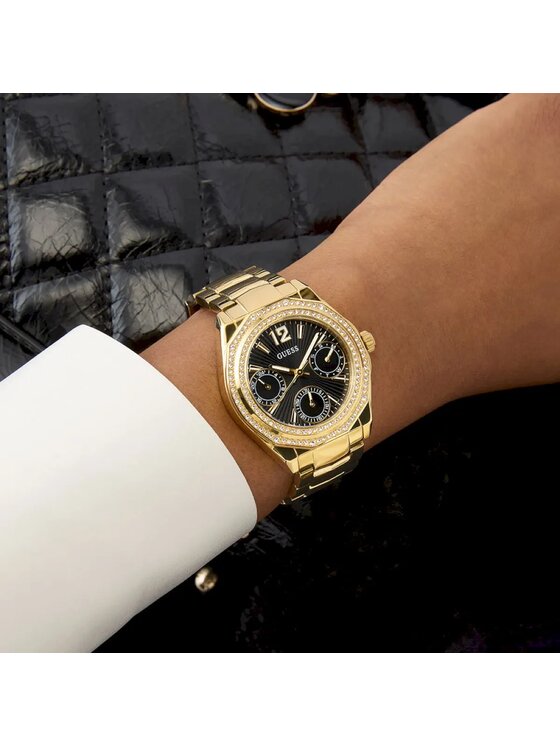 Guess Guess Hodinky GW0685L4 Zlatá
