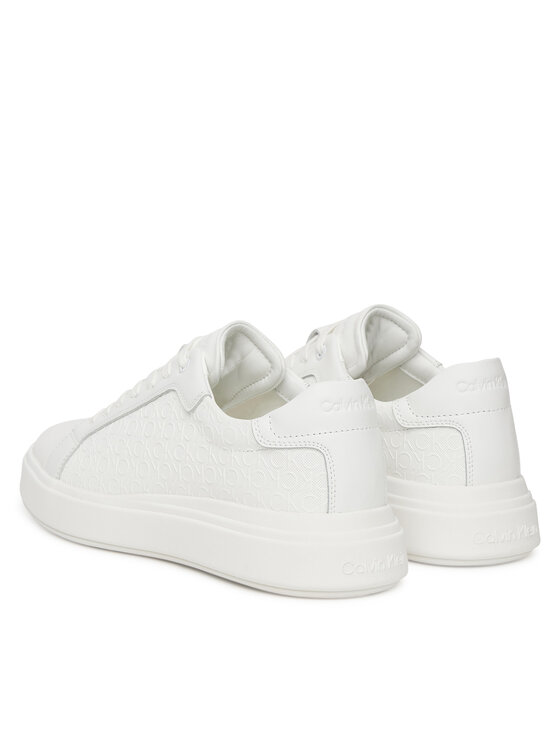 Calvin Klein Calvin Klein Sneakersy Chunky Low Top Lace Up Mono HM0HM01970 Biały