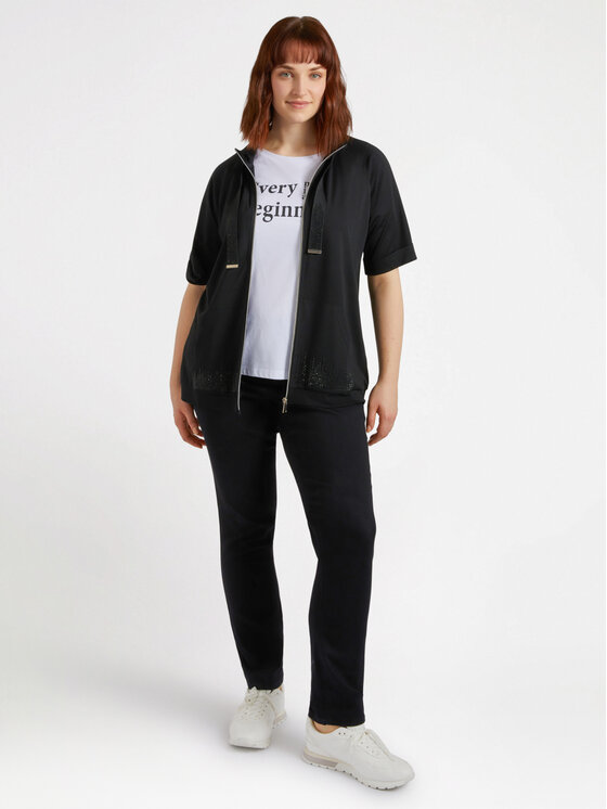 Fiorella Rubino Fiorella Rubino T-shirt G028L008339N033 Nero Regular Fit