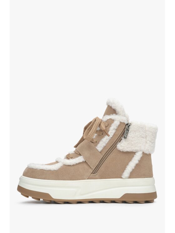 Estro Estro Μποτάκια ER00115863 Μπεζ