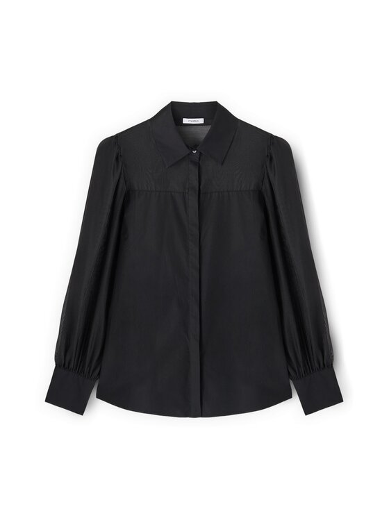 Motivi Motivi Camicia 5097Q001028N033 Nero Regular Fit