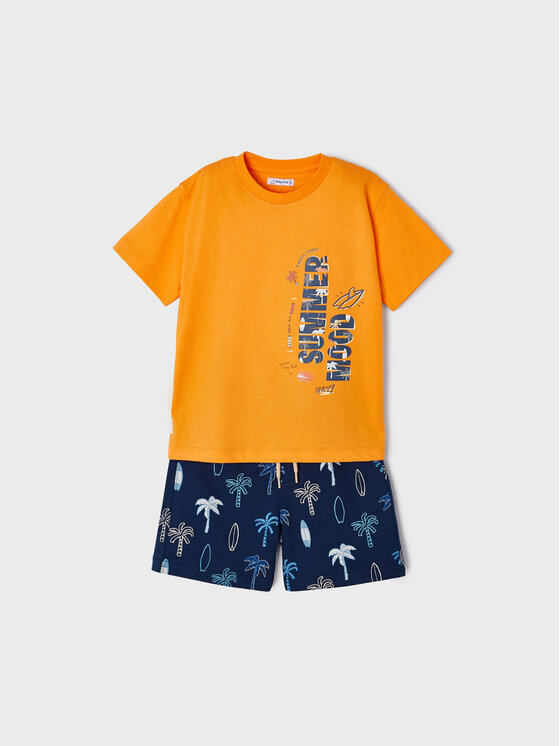 Mayoral Mayoral Sada T-shirt a šortky 3678 Barevná