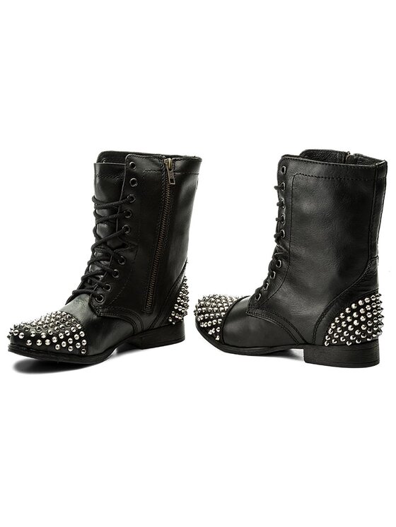 Steve Madden Steve Madden Stivaletti Tarney Biker Boot 91000681-10001-01001 Nero