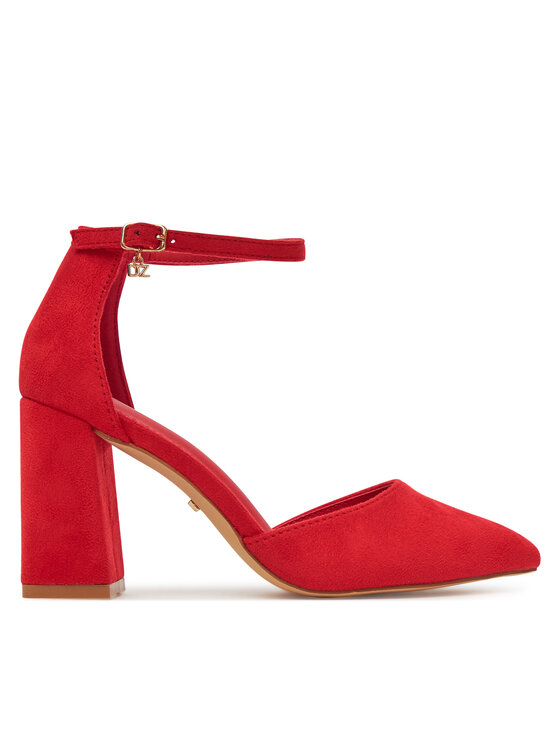 Pantofi pumps DeeZee DF-82616-85-35621 Roșu