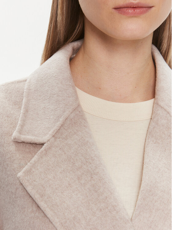 IVY OAK IVY OAK Cappotto di lana IO111082 Beige Regular Fit
