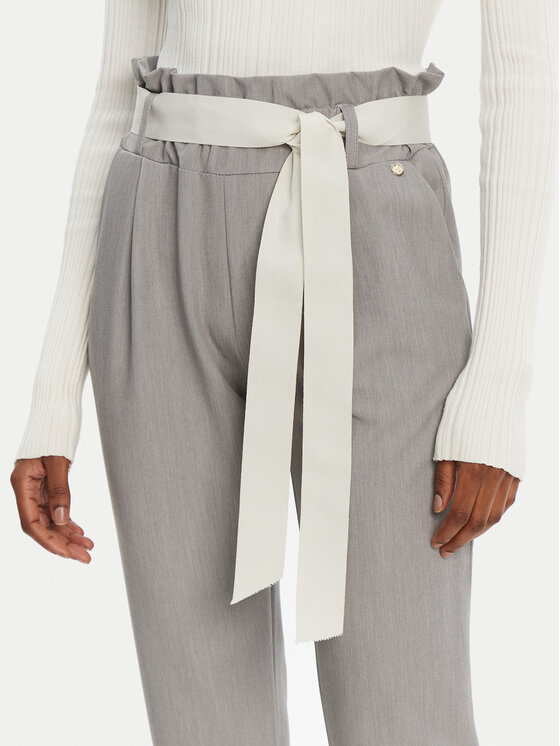 Rinascimento Rinascimento Pantaloni di tessuto CFC0122382003 Grigio Regular Fit