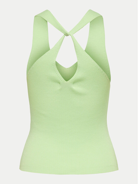 JDY JDY Top Sabrina 15258897 Zielony Slim Fit