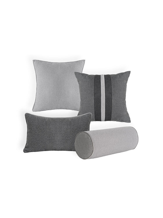 Doram design Doram design Poduszka dekoracyjna Zestaw Carbon Scala Szary