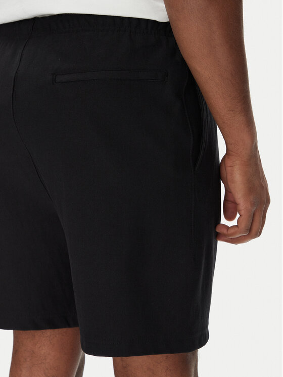 Calvin Klein Jeans Calvin Klein Jeans Szorty sportowe Premium Terry LV04RC280G Czarny Regular Fit