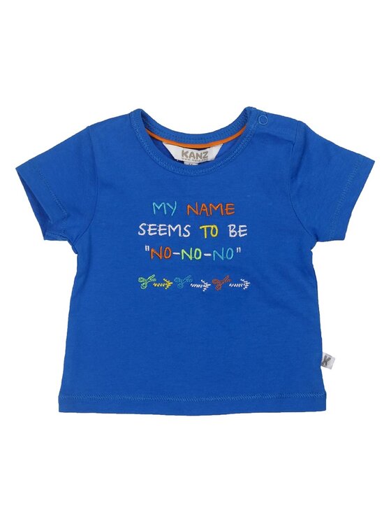 Kanz Kanz T-Shirt 1436781-3222 Niebieski Basic Fit