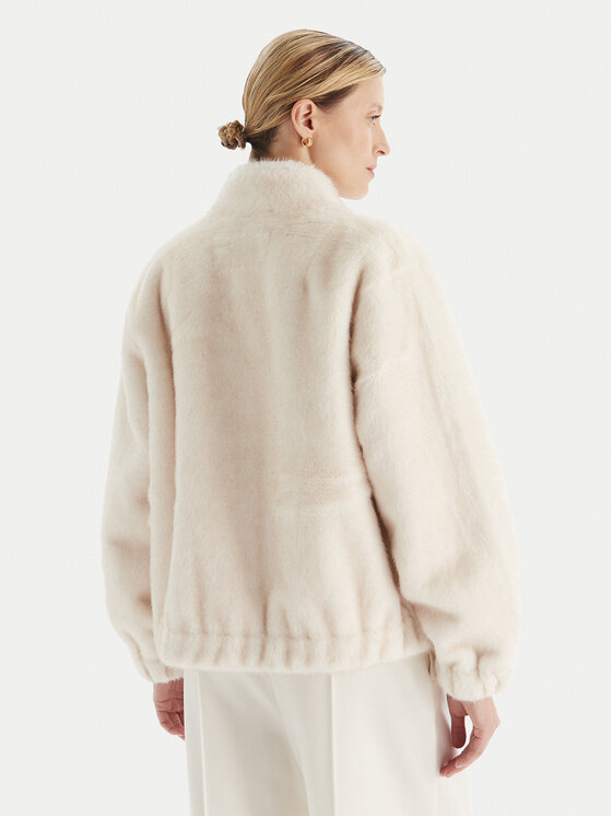 MICHAEL Michael Kors MICHAEL Michael Kors Pelzmantel 77A1469M52 Écru Relaxed Fit