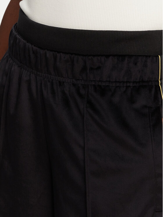 adidas adidas Donji dio trenerke Velour JI5755 Crna Regular Fit