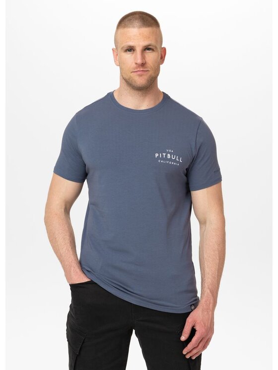 PITBULL PITBULL T-Shirt AUTOMATIC Niebieski Regular Fit
