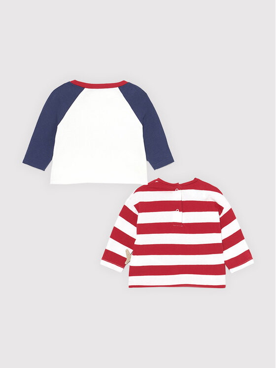 Set di 2 magliette 1076 Multicolore Regular Fit