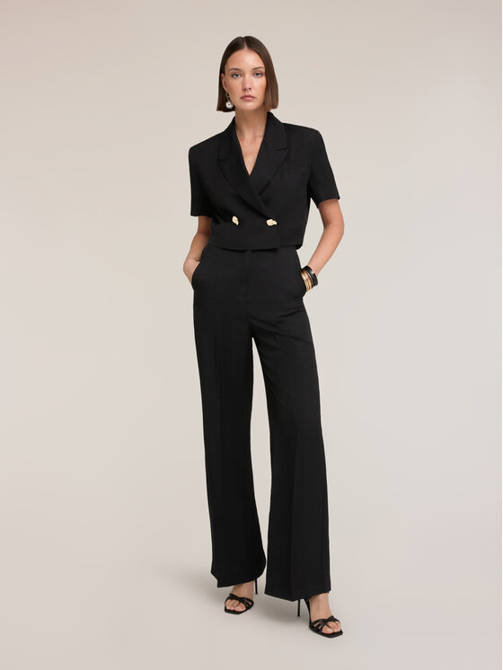 Motivi Motivi Giacca di transizione Q068Q101113N033 Nero Cropp Fit