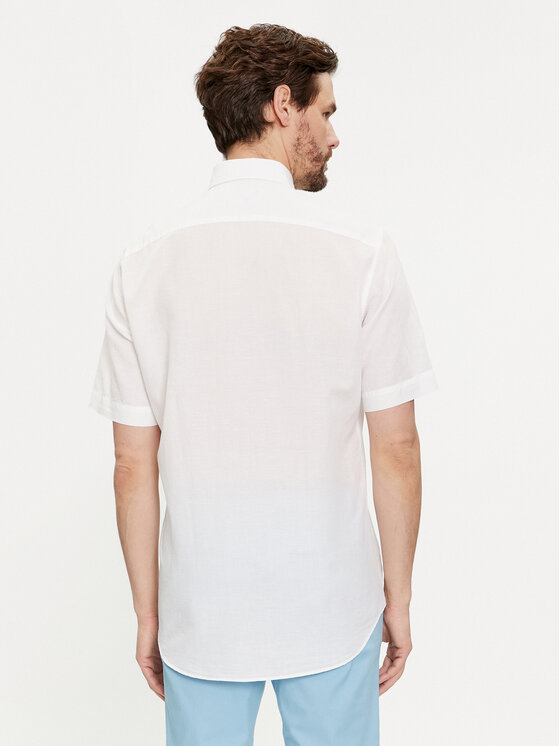 Tommy Hilfiger Tommy Hilfiger Πουκάμισο MW0MW35323 Λευκό Regular Fit