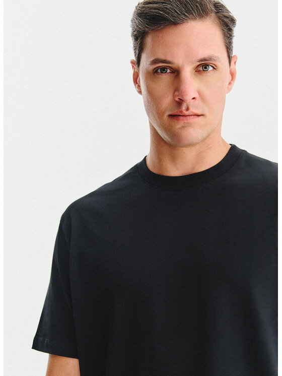 Pako Lorente Pako Lorente T-Shirt U25WB-TT-001 Czarny Oversize