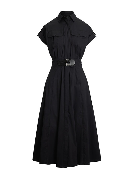 LAUREN RALPH LAUREN LAUREN RALPH LAUREN Rochie tip cămașă 200973594001 Negru Regular Fit
