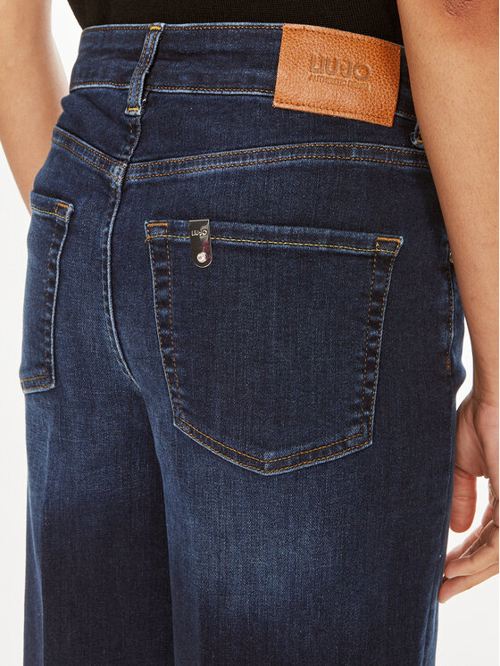 Liu Jo Liu Jo Džínsy UF4068 DS615 Tmavomodrá Flare Fit