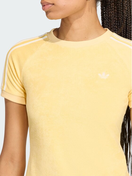 adidas adidas T-Shirt TERRY TOWEL CALI TEE Pomarańczowy