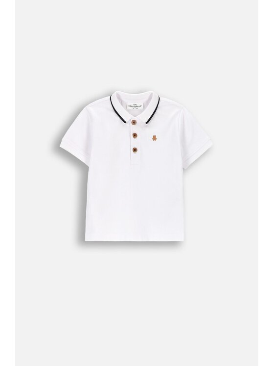 Coccodrillo Coccodrillo Tričko WC6143601EBB-001 Biela Regular Fit