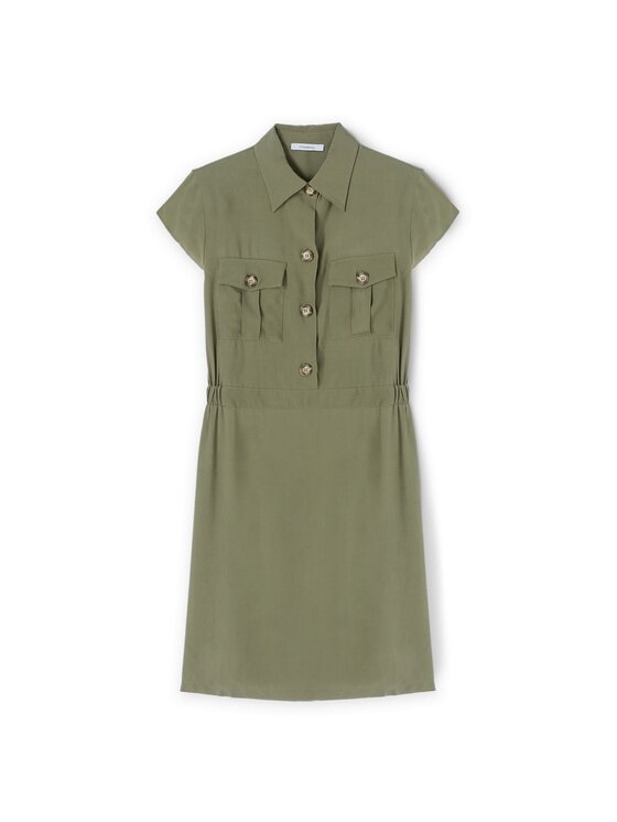 Motivi Motivi Vestito da giorno 7136Q103319N035 Verde Regular Fit