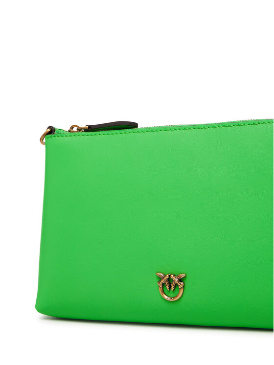 PINKO PINKO Torebka Flat Horizontal Mini AI 25-26 104277 A0F1 Zielony