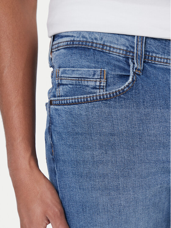 Mustang Mustang Jeansy Oregon 1016799 Niebieski Slim Fit