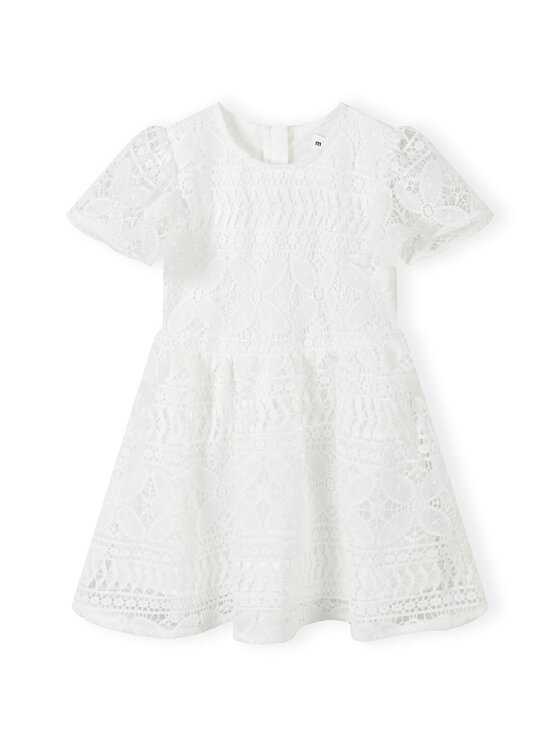 minoti minoti Sukienka elegancka 22party42 Biały Regular Fit