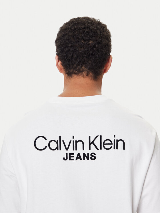 Calvin Klein Jeans Calvin Klein Jeans Tricou LV04RD825G Alb Regular Fit