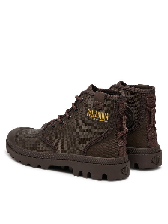 Palladium Palladium Schnürstiefeletten PAMPA HI COATED 74375-249-M Braun