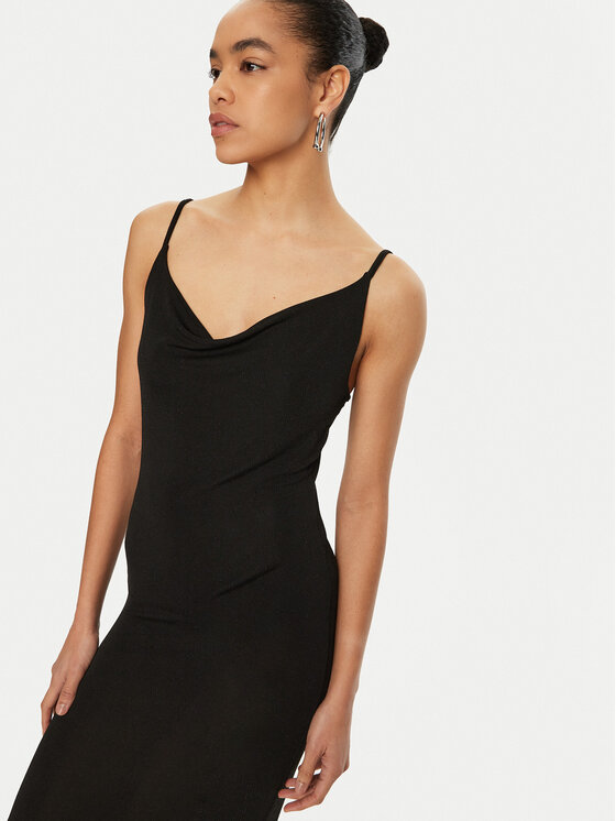 ONLY ONLY Rochie de seară Clara 15333665 Negru Slim Fit