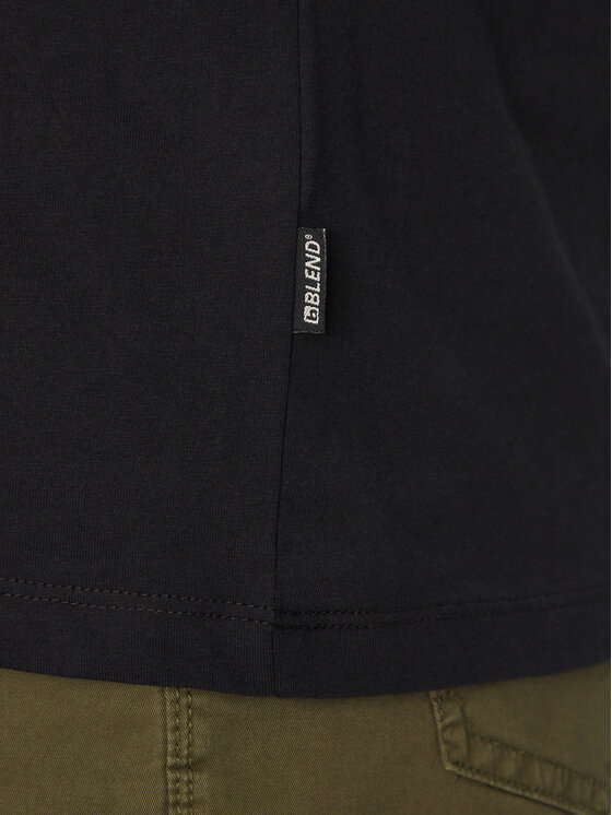 Blend Blend T-Shirt 20718311 Czarny Regular Fit
