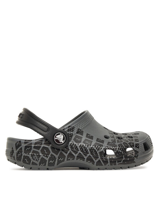 Crocs Crocs Šlepetės Kids Tire Print Classic Clog 211261 Pilka