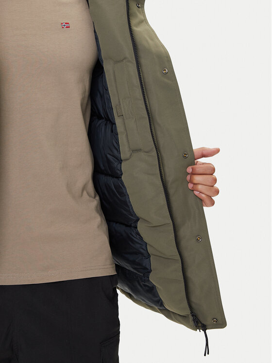 Napapijri Napapijri Зимно яке A-Cornier NP0A892J Зелен Regular Fit