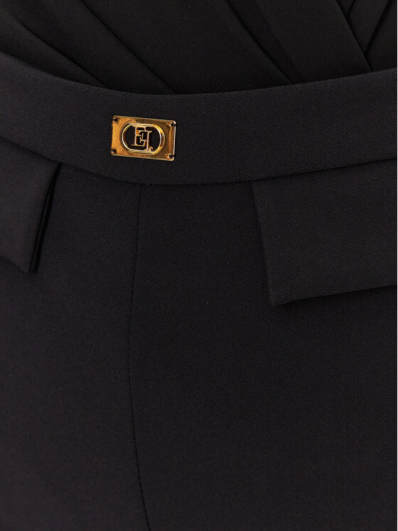Elisabetta Franchi Elisabetta Franchi Pantaloni di tessuto PA-078-51E2-V300 Nero Regular Fit